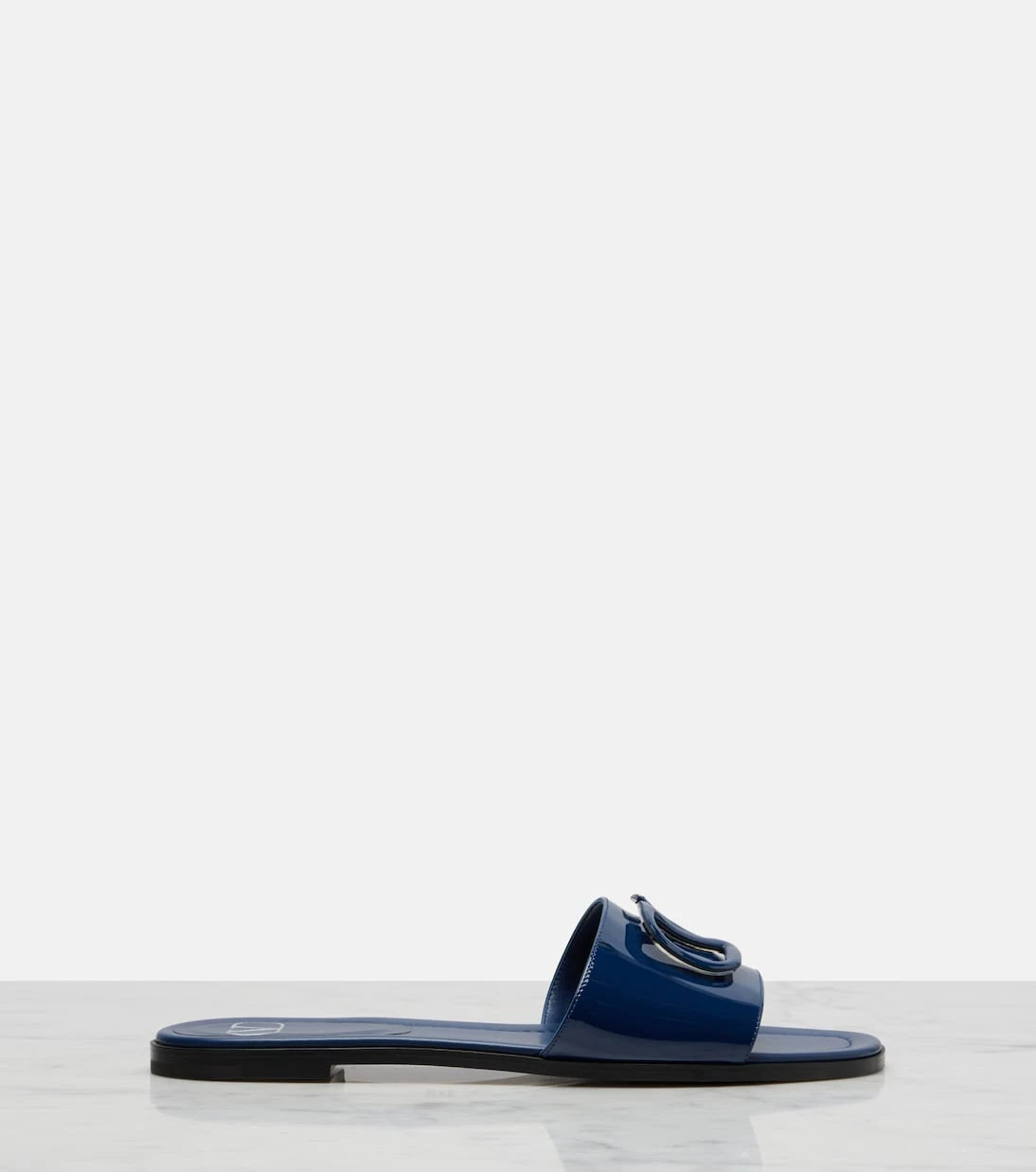 Valentino Garavani - VLogo patent leather slides