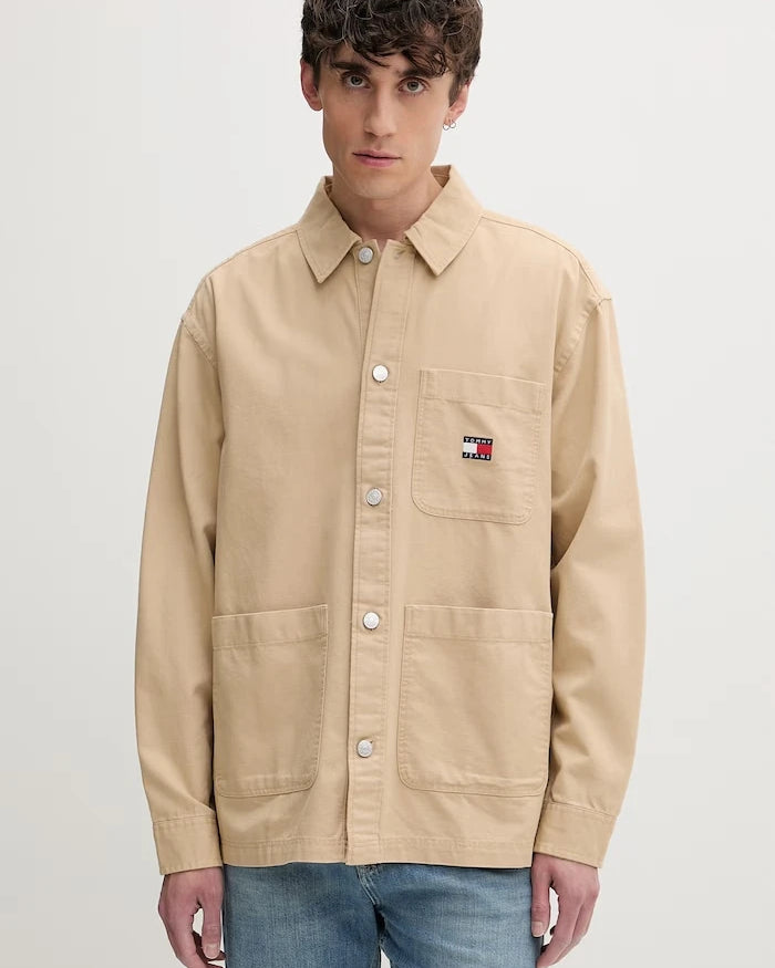 Tommy Jeans erkek pamuk gömlek