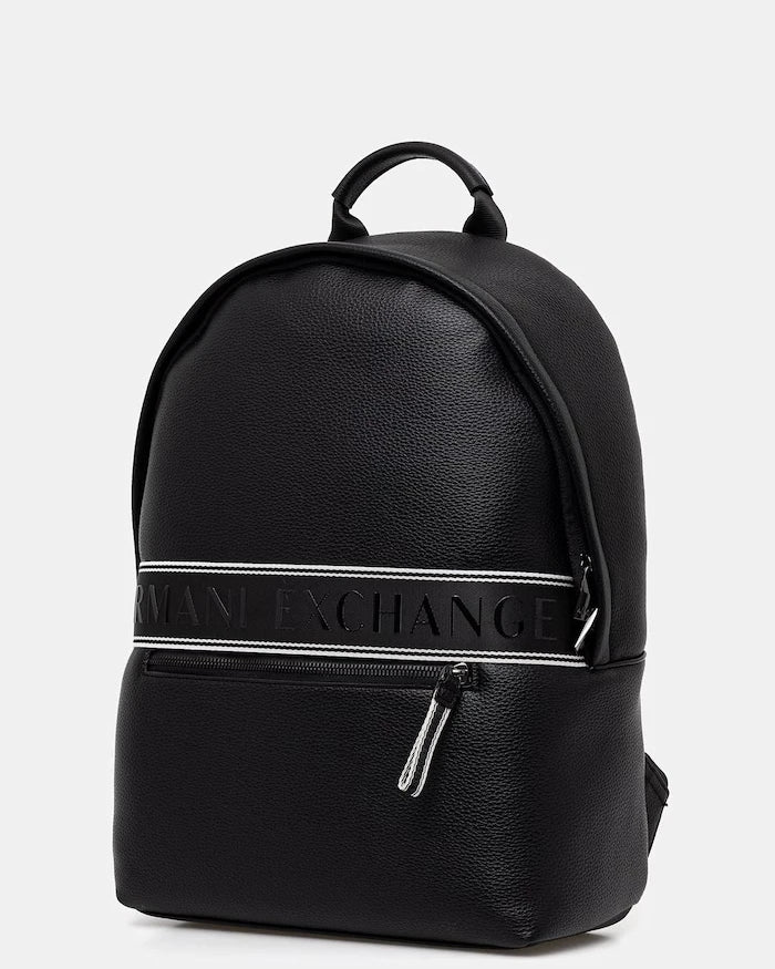 Armani Exchange Erkek Suni Deri Sırt Çantası
