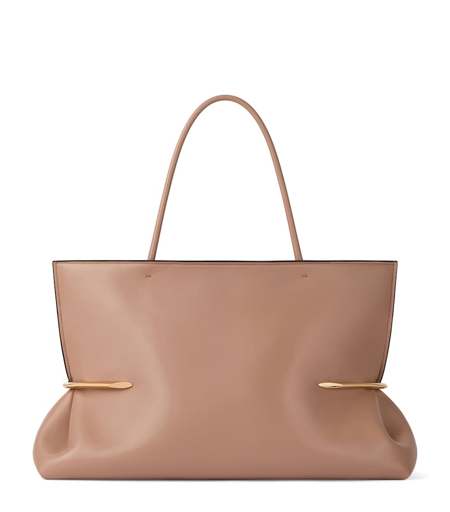 Givenchy Leather Pinch East-West Tote Bag