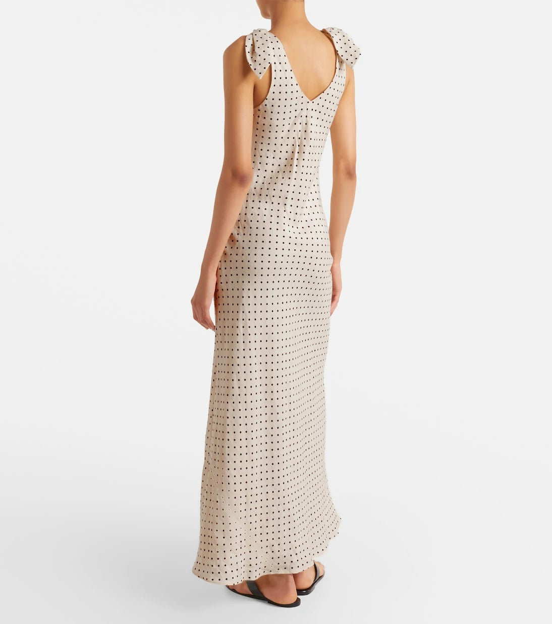 Faithfull - Solana polka-dot linen maxi dress
