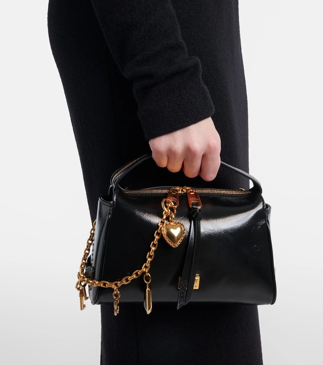 Dolce&Gabbana - Vittoria Small leather top-handle bag