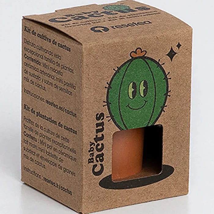 RESETEA Baby Cactus Bitki Yetiştirme Seti 4,7 x 6,5 x 4,7 cm