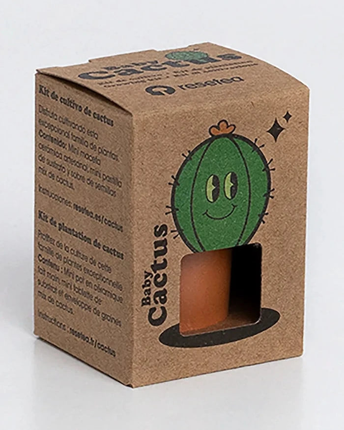 Комплект за отглеждане на растения RESETEA Baby Cactus 4,7 x 6,5 x 4,7 cm