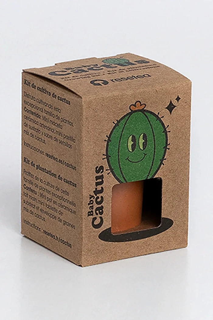 RESETEA Baby Cactus Bitki Yetiştirme Seti 4,7 x 6,5 x 4,7 cm