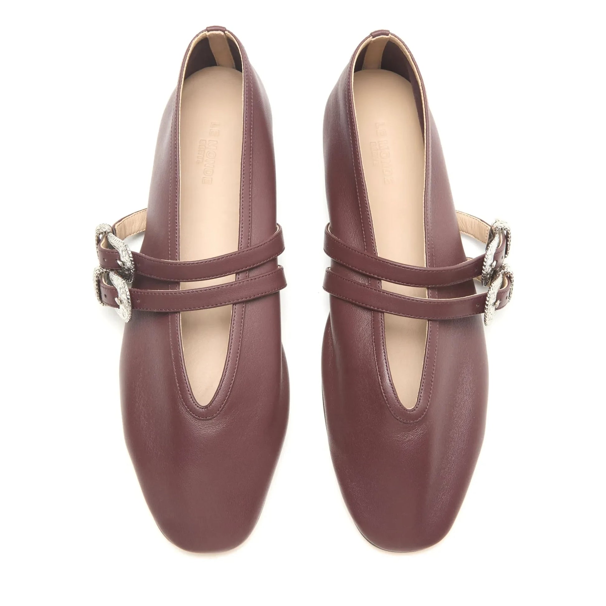 Le Monde Beryl - Ballerinas Claudia Leather | Chocolate
