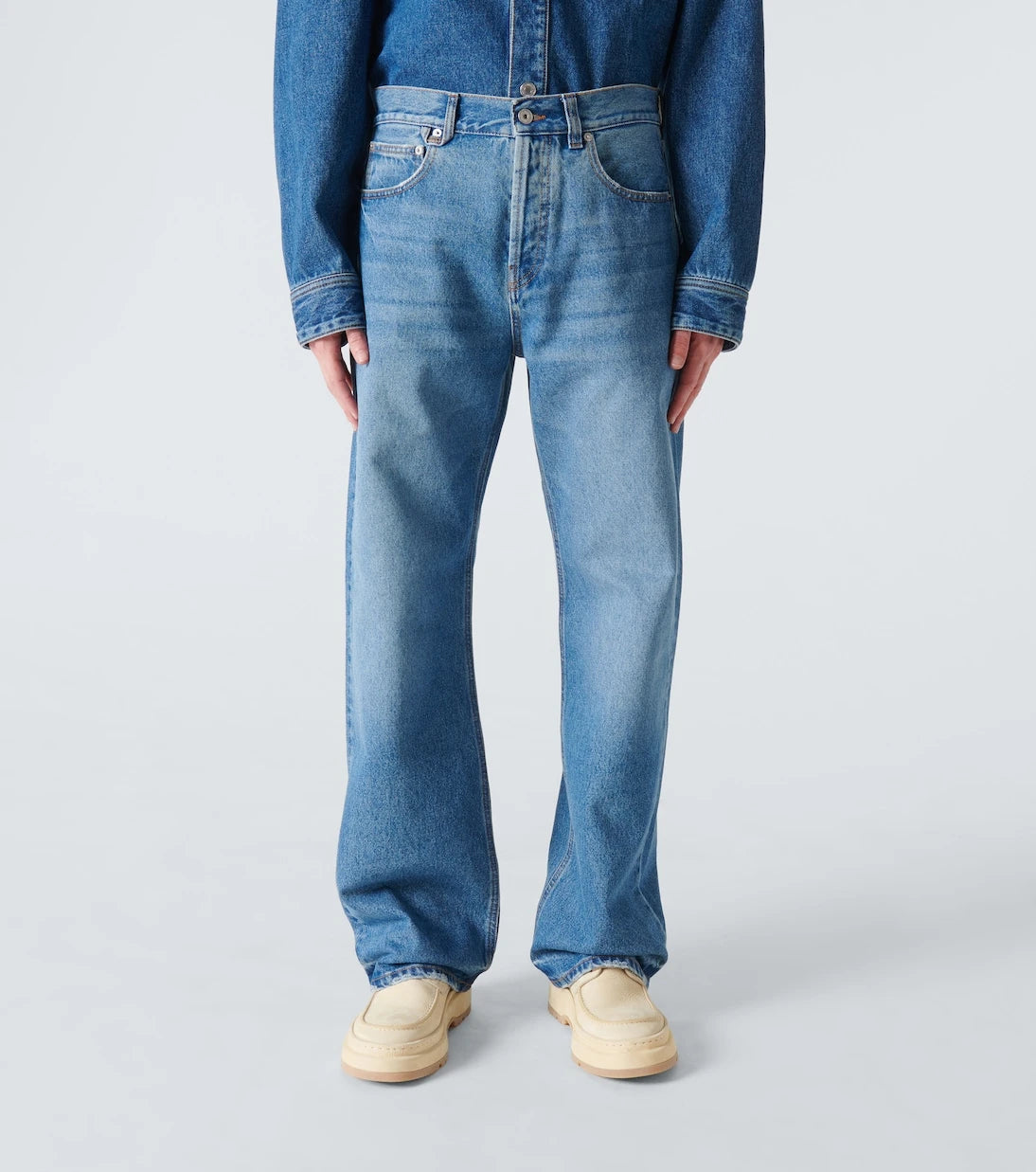 جاكيموس - بنطلون جينز لو دو نيم دروا بقصة مستقيمة