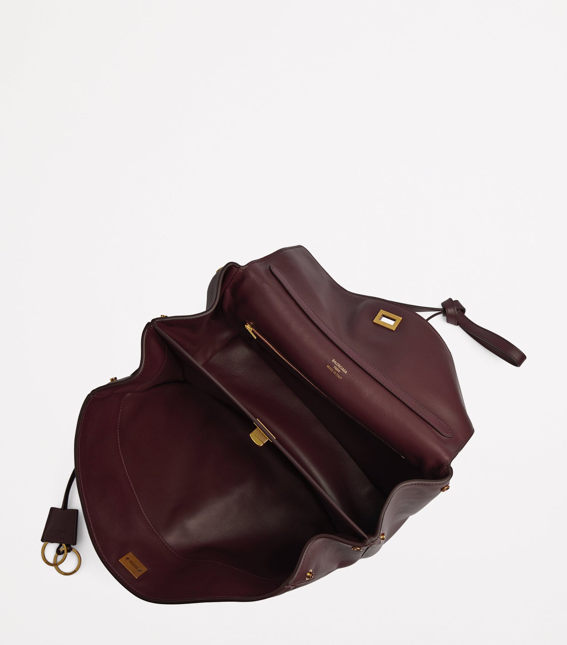 Balenciaga Red Leather Rodeo Top-Handle Bag 6034