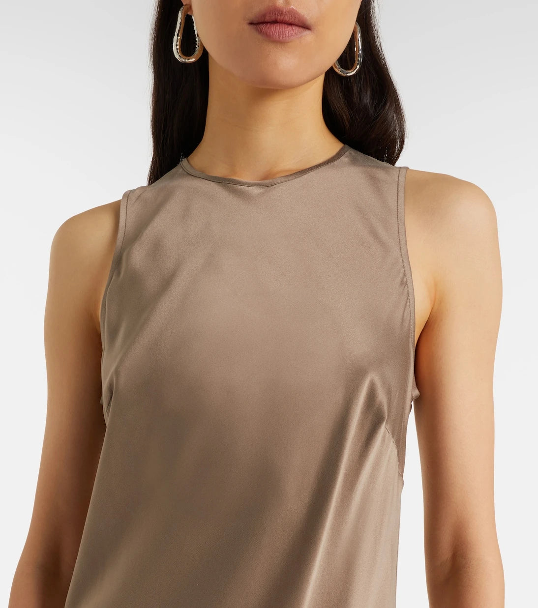 Asceno - Valencia silk charmeuse maxi dress