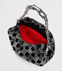 Christian Louboutin Eva Suede Strass Shoulder Bag
