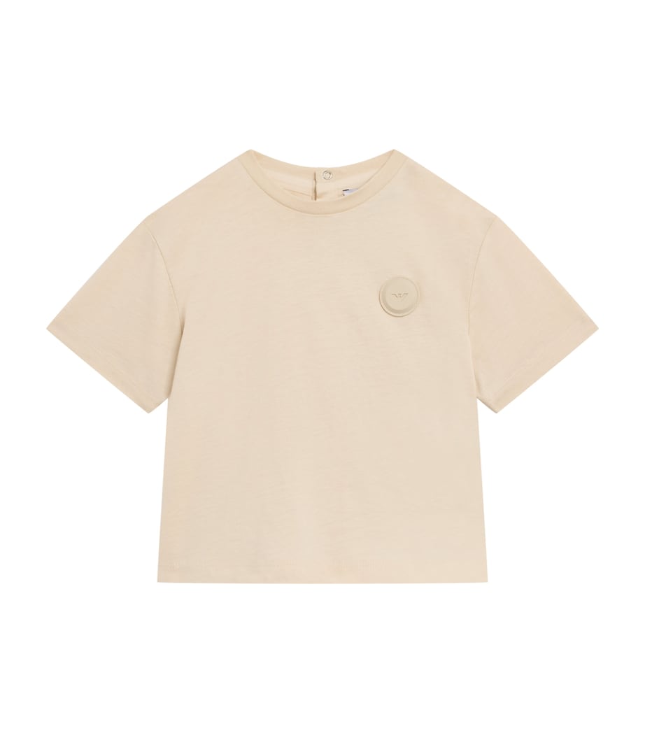 Emporio Armani Kids Cotton Eagle Logo T-Shirt (6-36 Months)