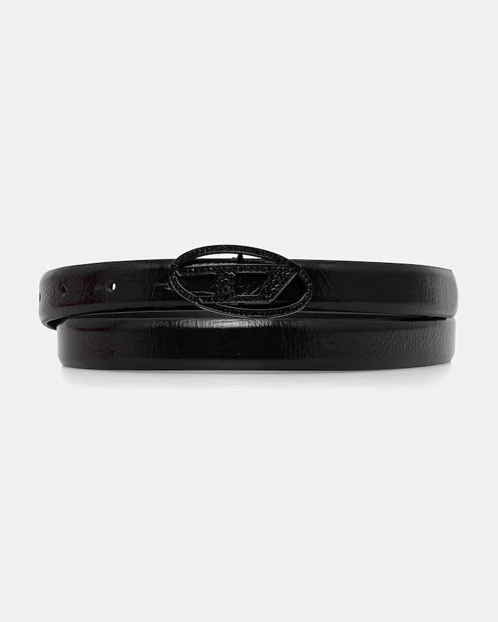 Diesel колан дамски от кожа OVAL D-LOGO B-1DR