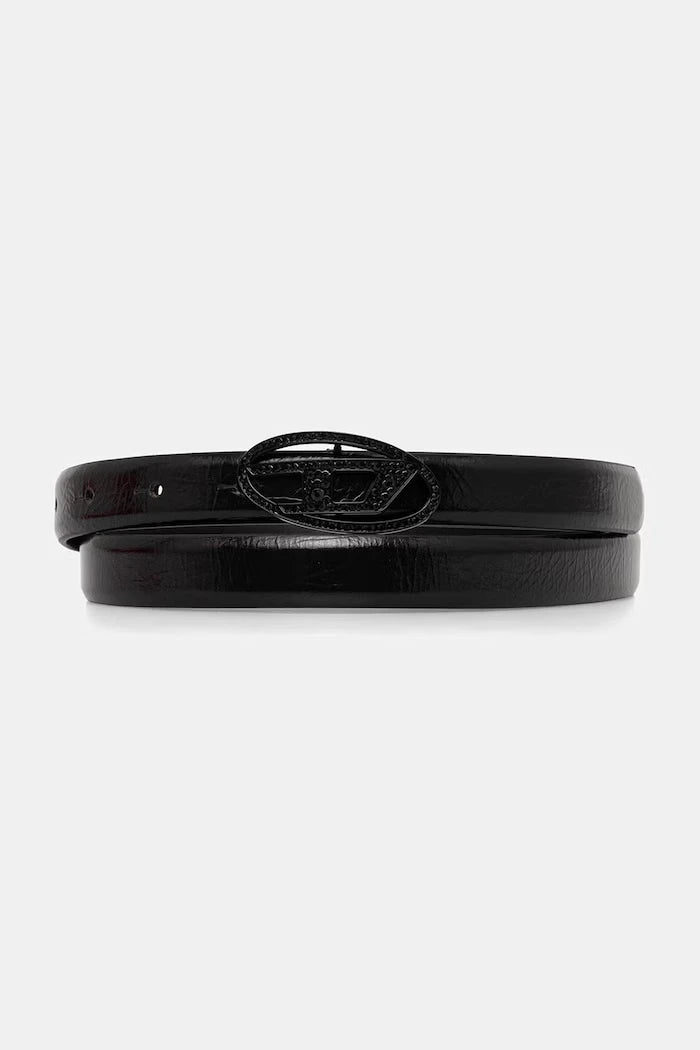 Diesel колан дамски от кожа OVAL D-LOGO B-1DR