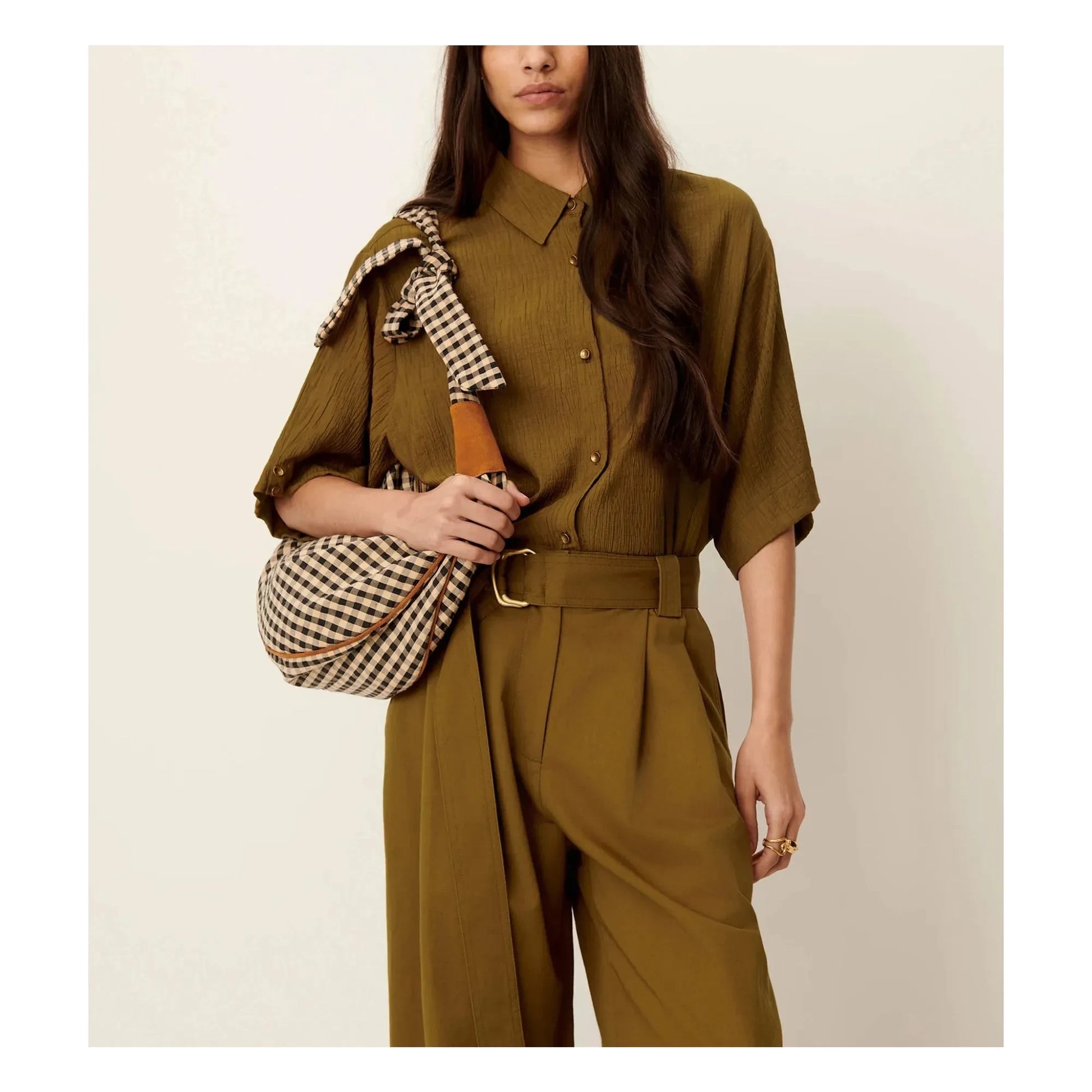 Sessùn - Kalya blouse | Khaki