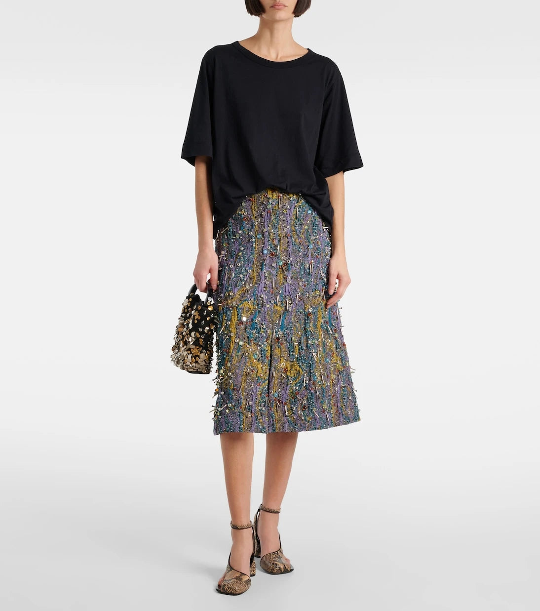 Dries Van Noten - Oversized cotton jersey T-shirt