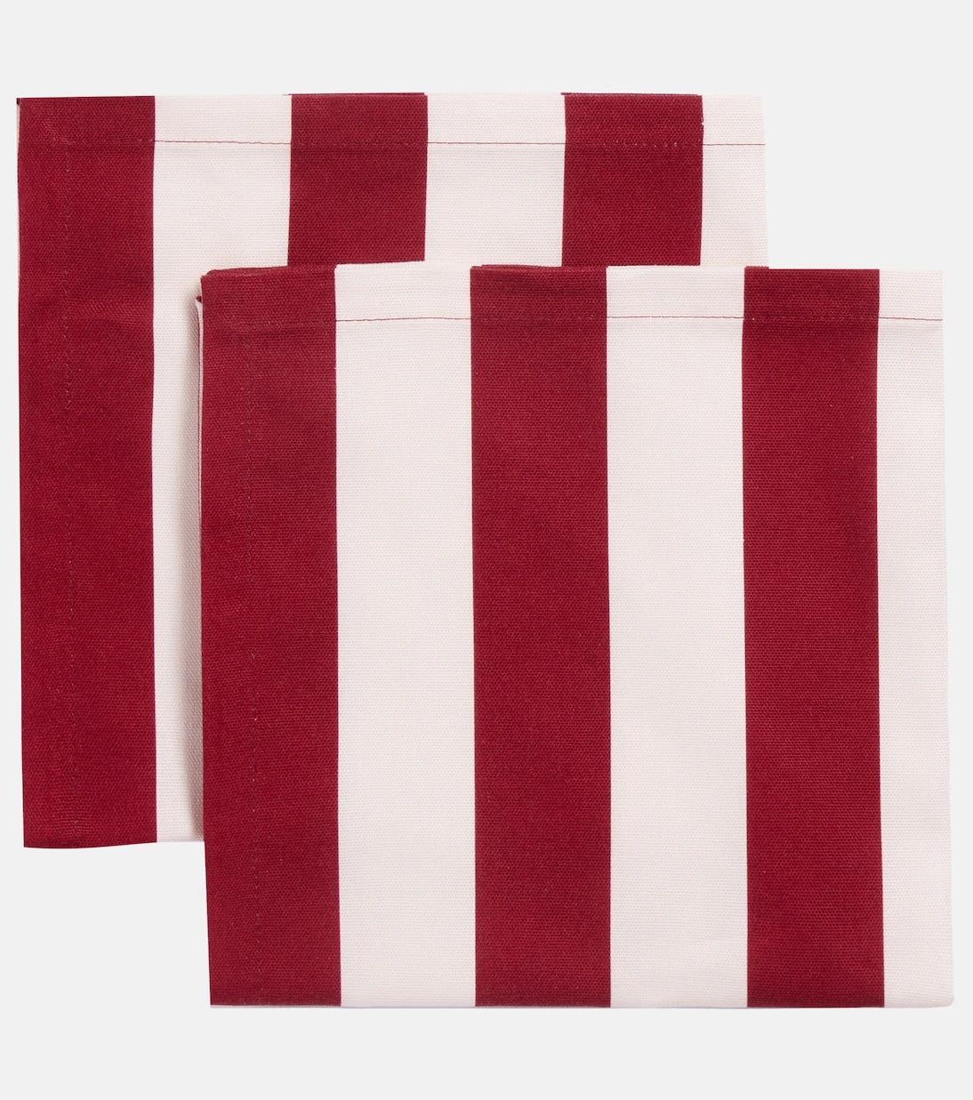La DoubleJ - Striped linen set of 2 napkins