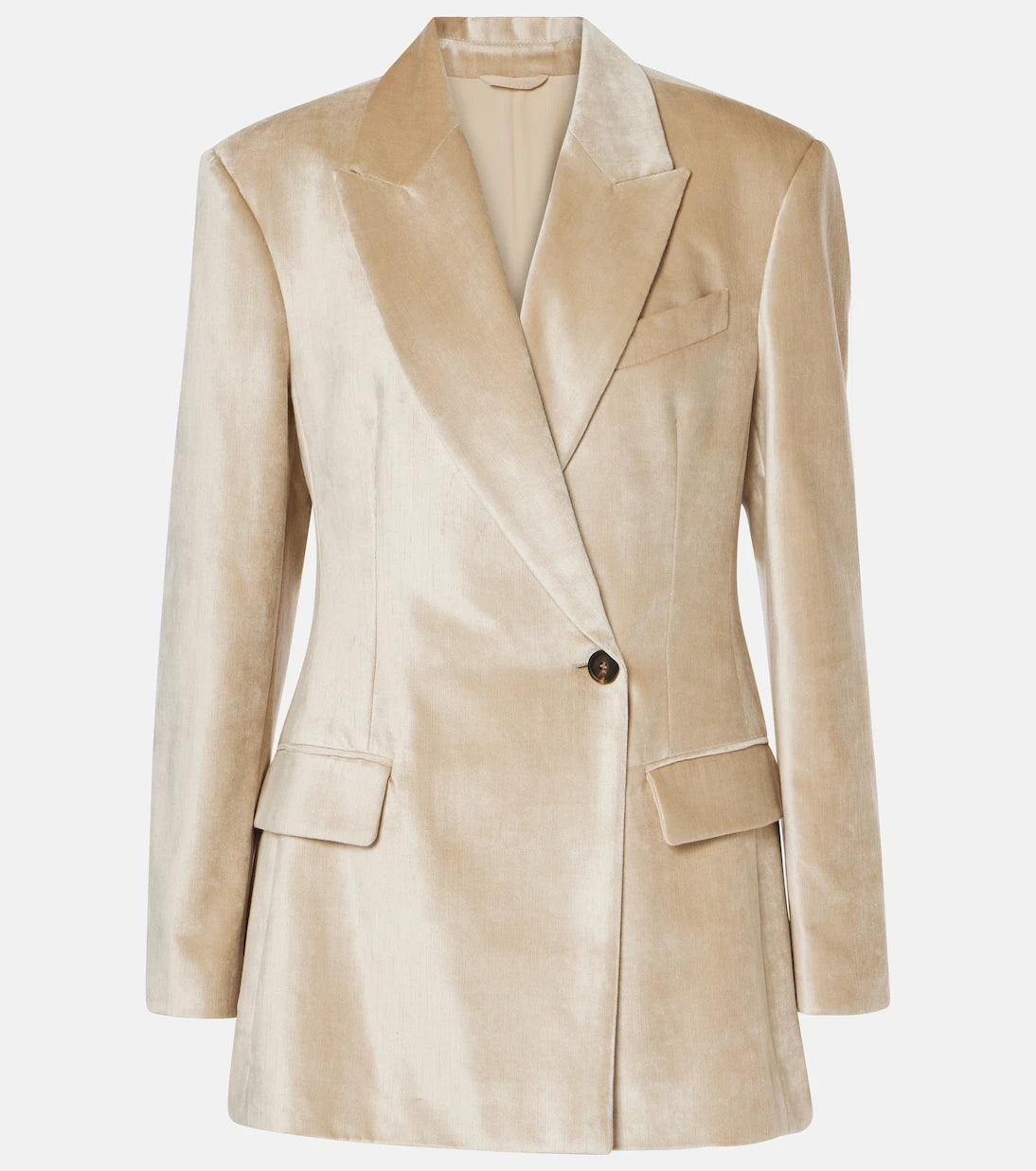 Brunello Cucinelli - Cotton-blend velvet blazer