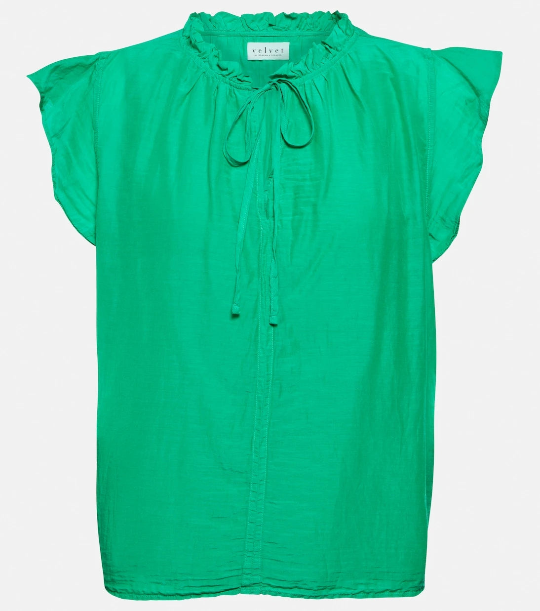 Velvet - Melanie cotton and silk voile top