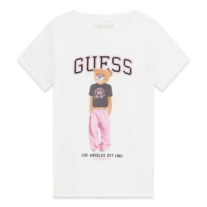Guess Çocuklar için pamuklu elastanlı tişört