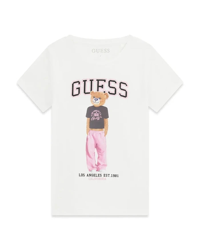 Guess Çocuklar için pamuklu elastanlı tişört