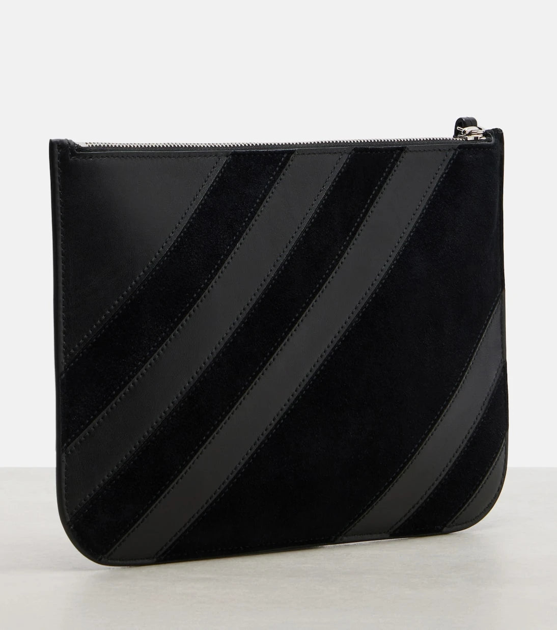 Phoebe Philo - Pocket leather and suede pouch