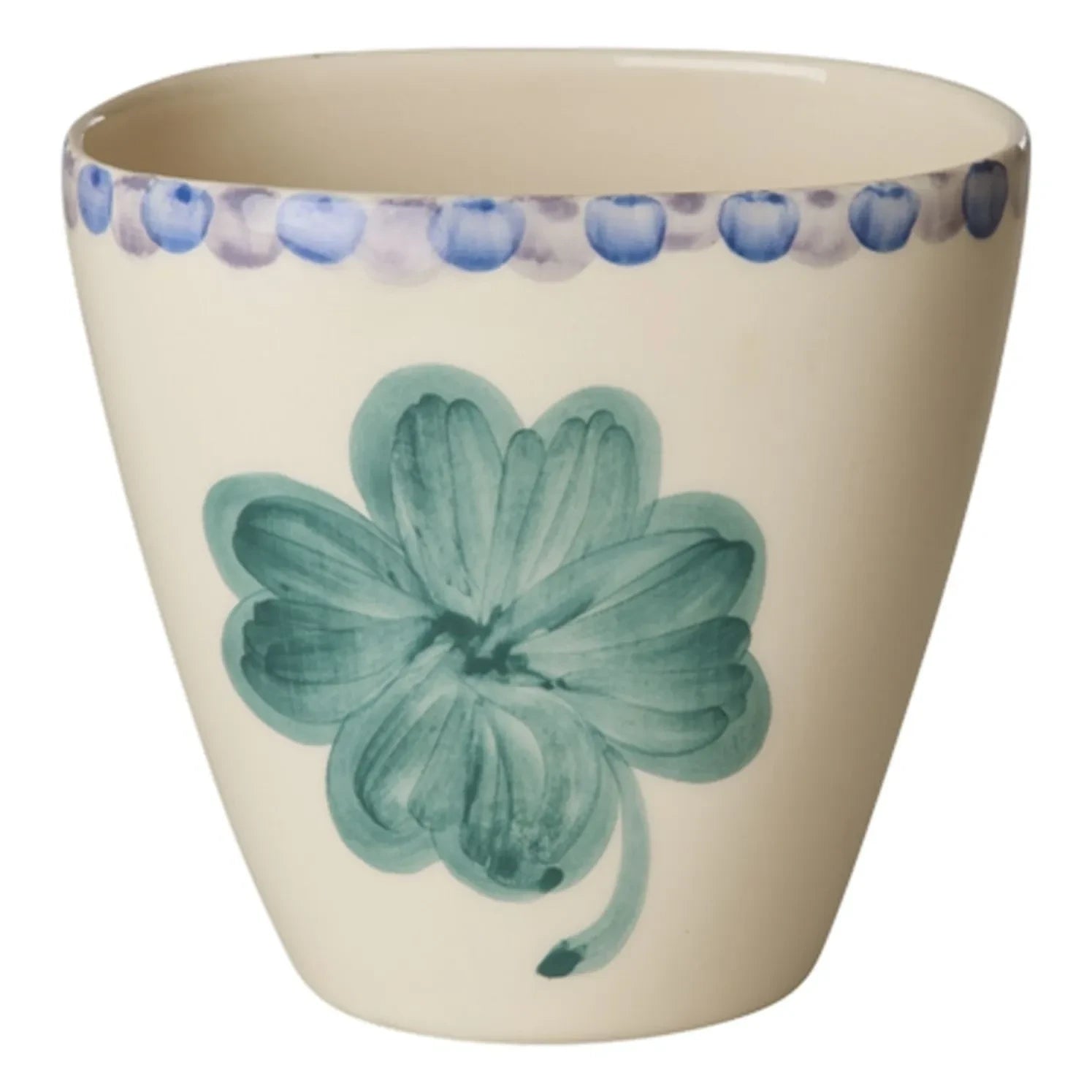 Rice - Ceramic mug Shamrock | Ecru