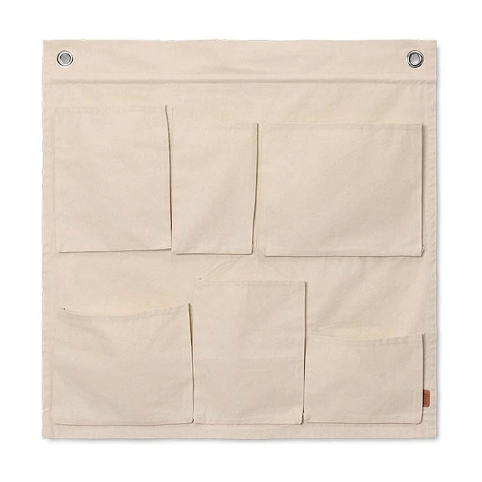 Стенен органайзер ferm LIVING Canvas Wall Pockets
