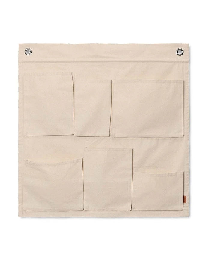 ferm LIVING Canvas Wall Pockets Duvar Düzenleyici
