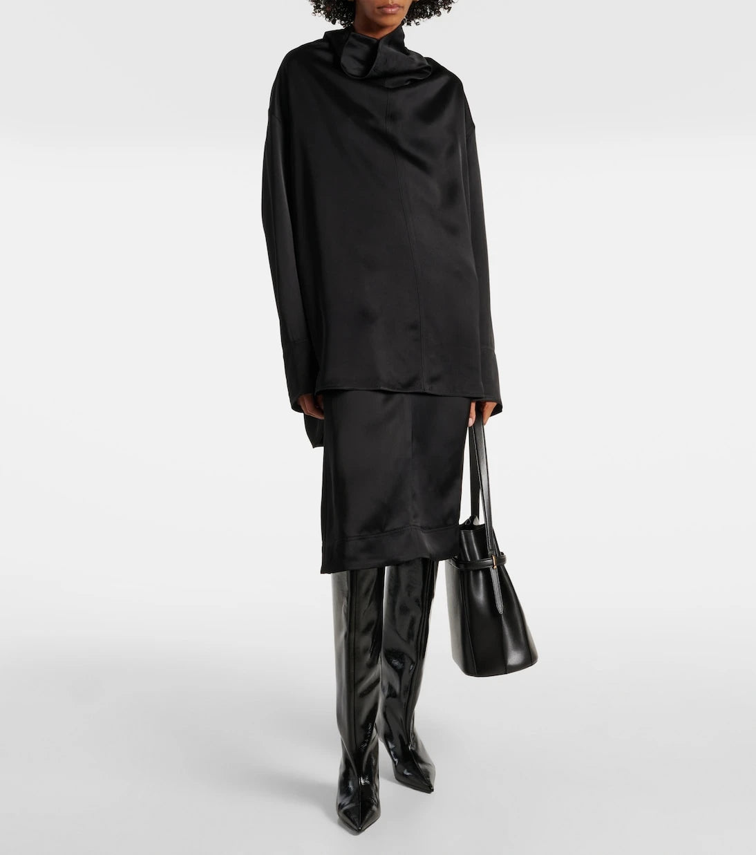 Toteme - Patent leather knee-high boots