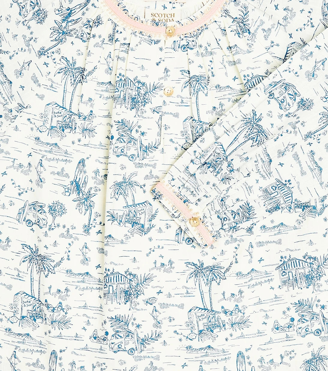 Scotch & Soda Kids - Printed cotton top