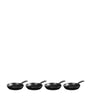 Set of 4 Cast Iron Gourmand Mini Skillets (16cm)
