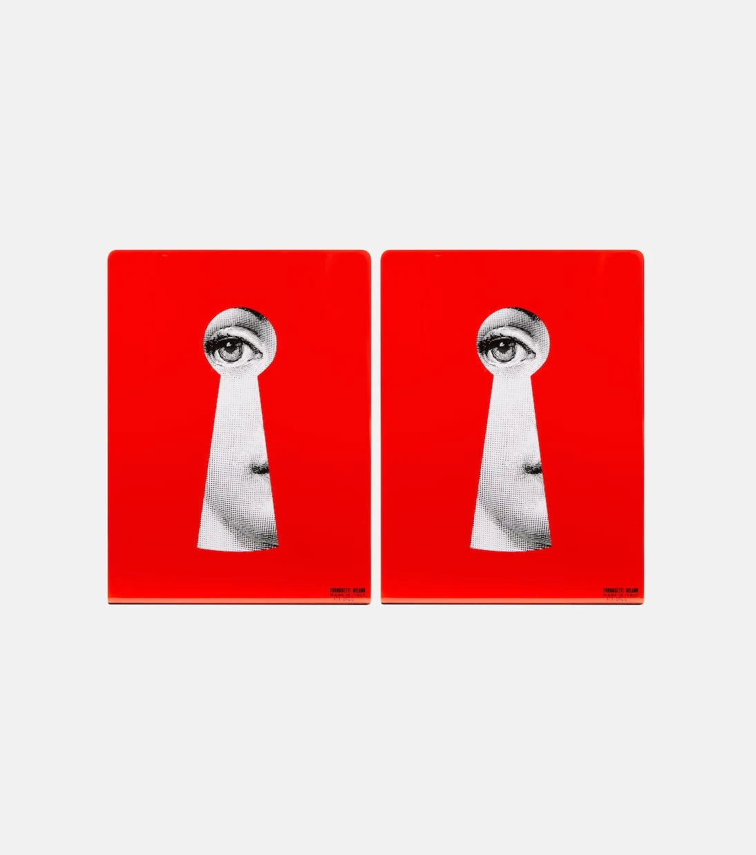 Fornasetti - Serratura metal bookends