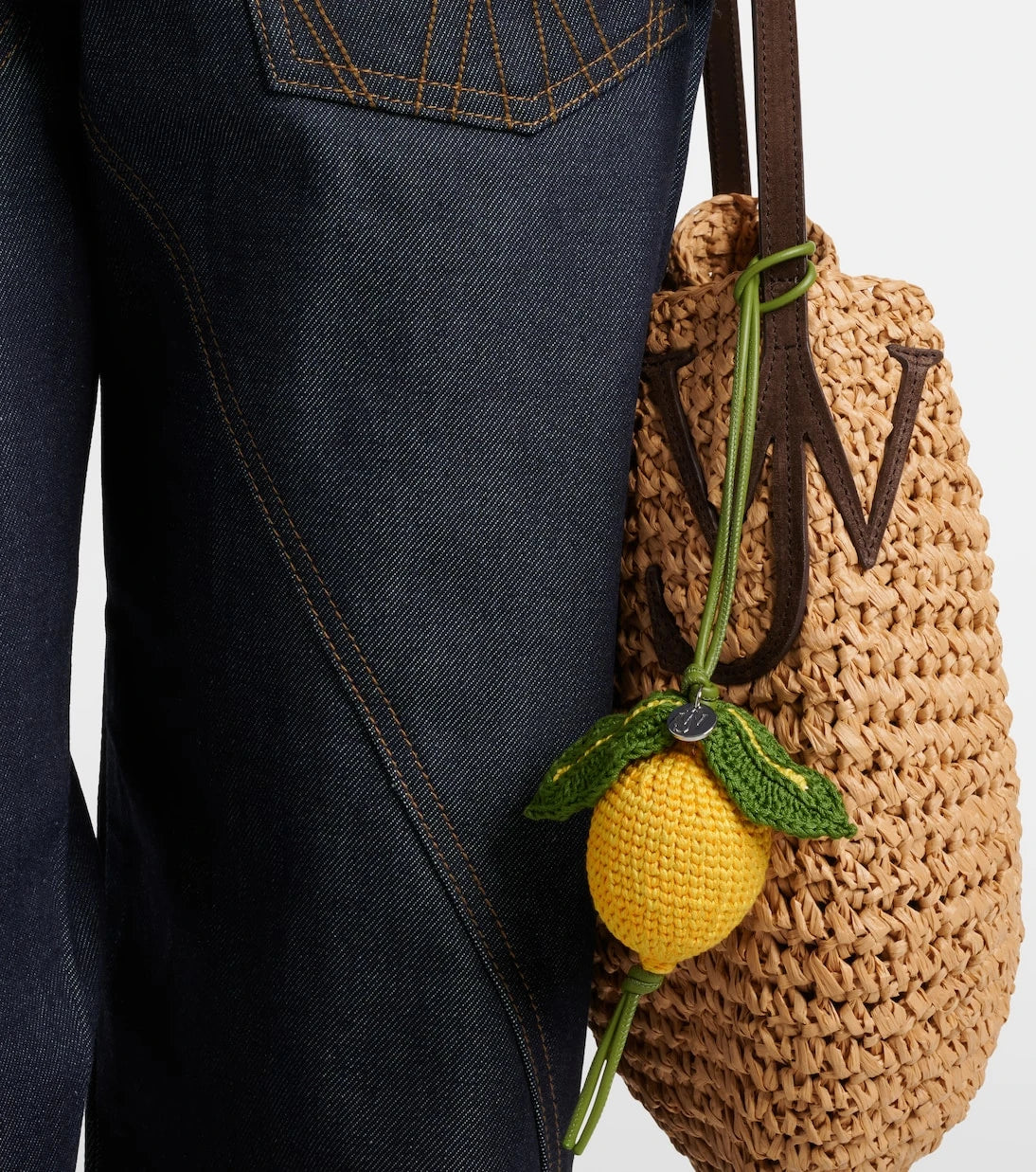 JW Anderson - Lemon crochet bag charm