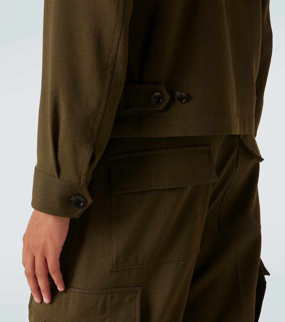 Tom Ford - Yün, kaşmir ve ipek bluzon ceket