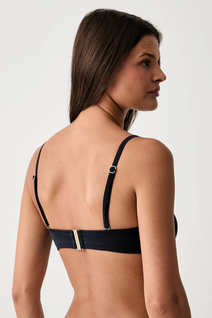 BOSS kadın bandeau çift katlı mayo üstü