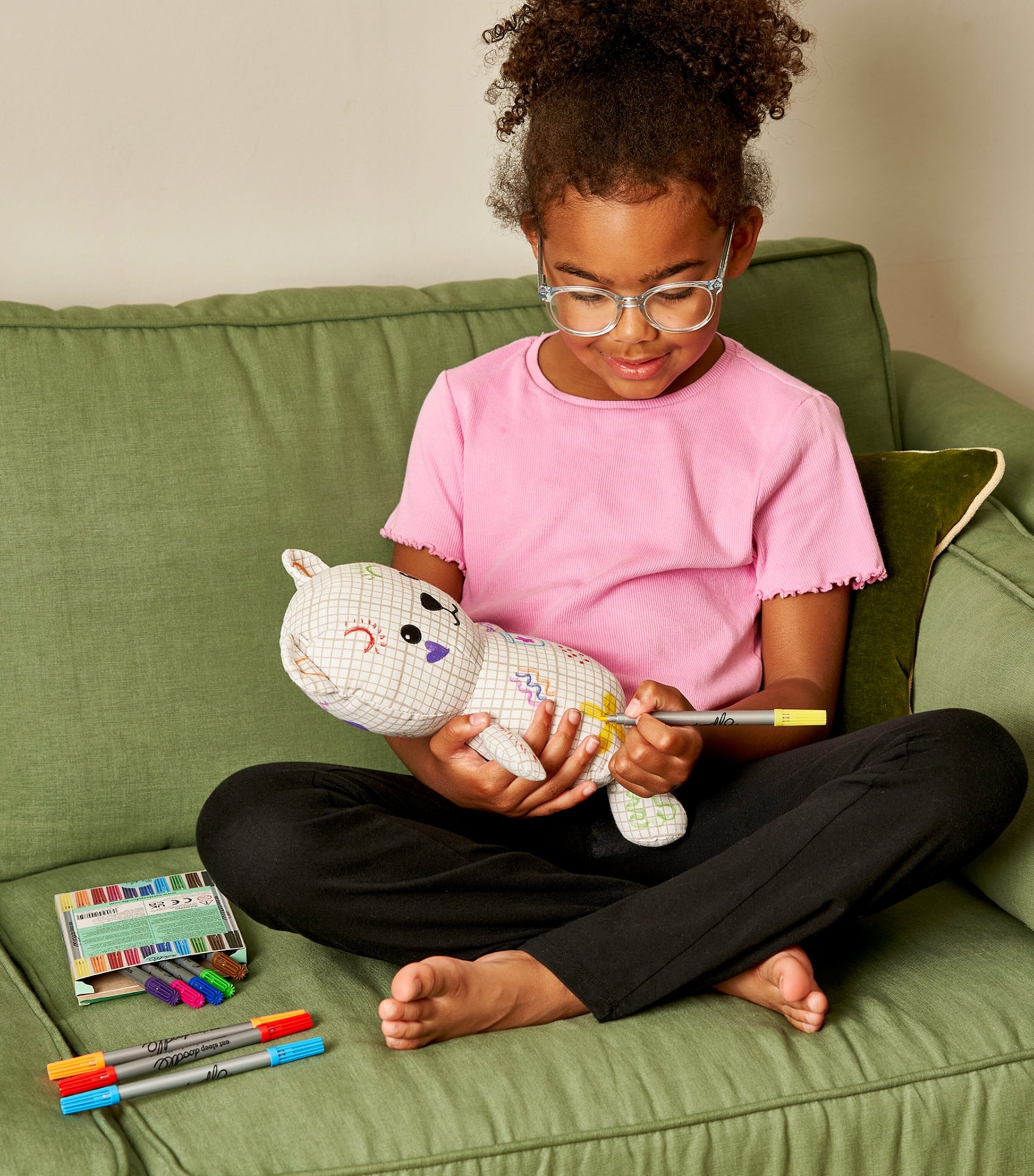 Colour-In and Doodle Artie Bear