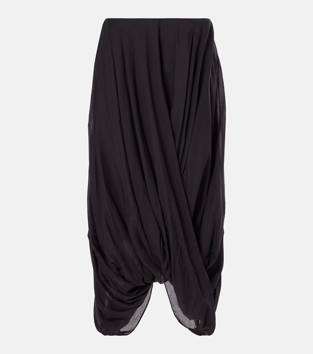 Toteme - Draped midi skirt
