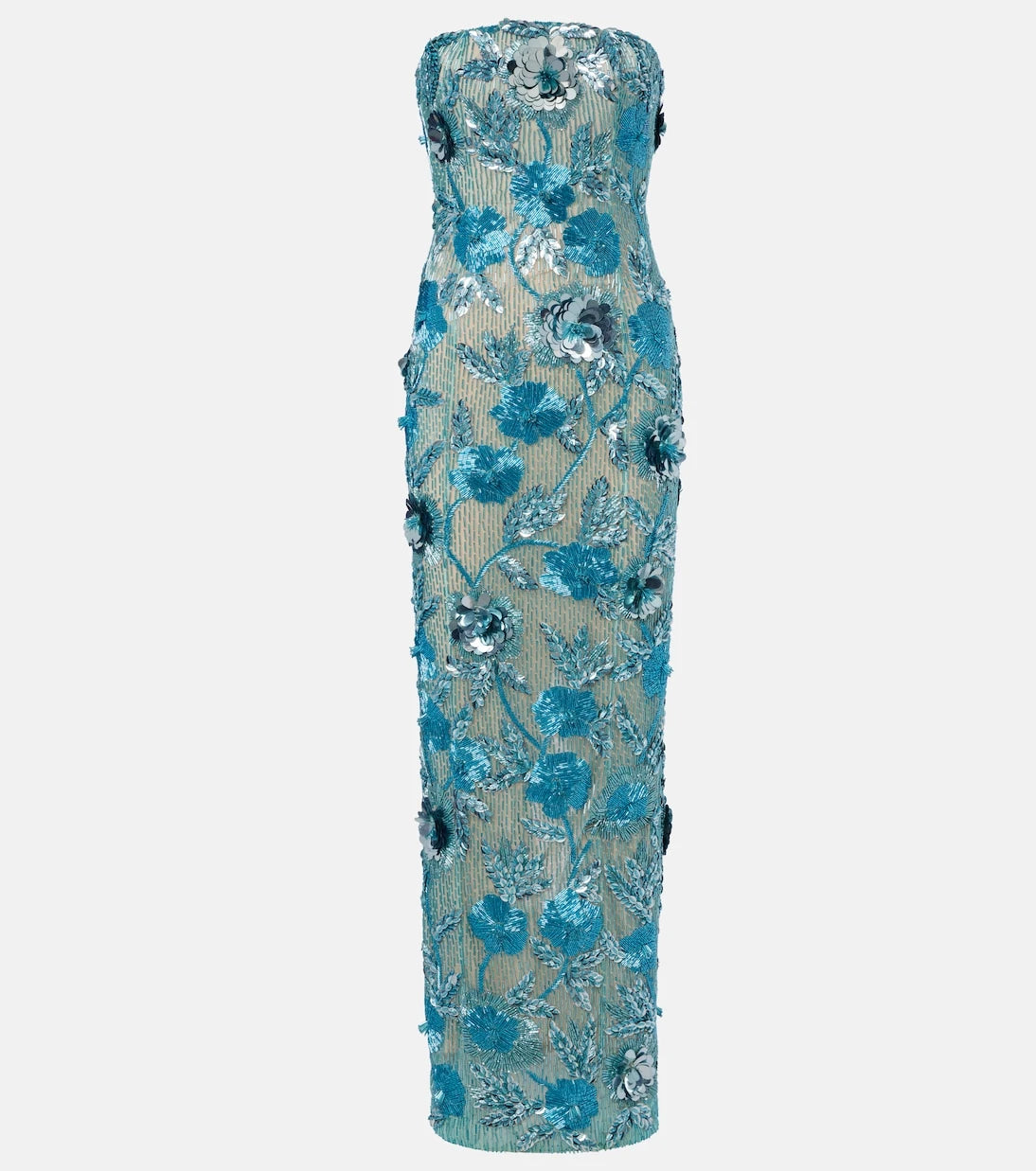 Rachel Gilbert - Pierre embellished bustier gown