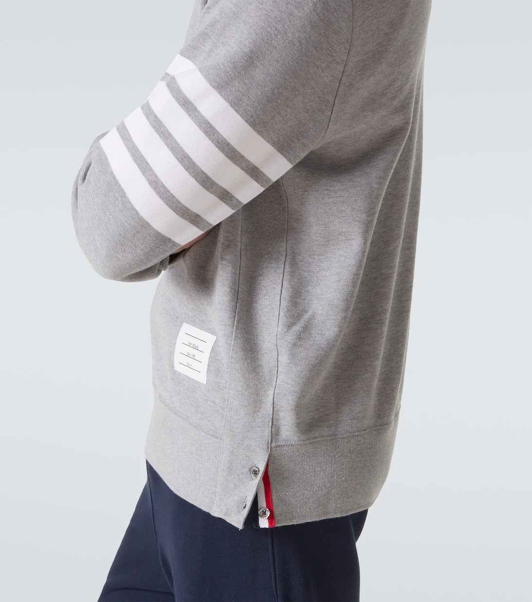 Thom Browne - 4-Bar cotton classic sweatshirt