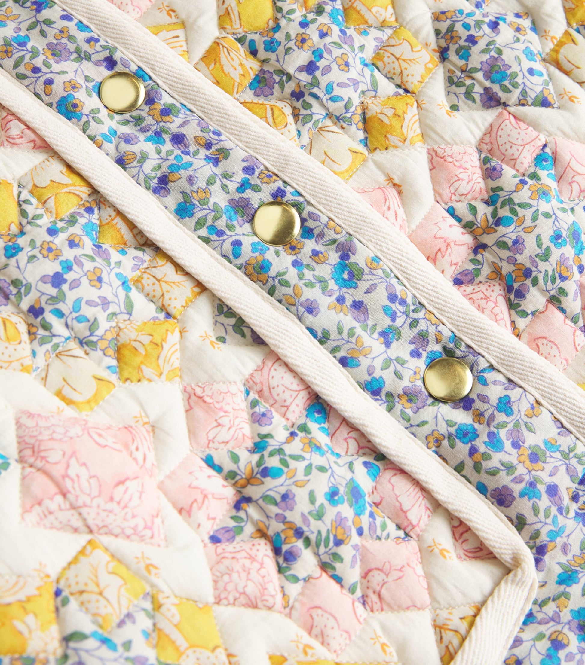 Cotton Batiste Quilted Orishane Jacket (4-12 Years)