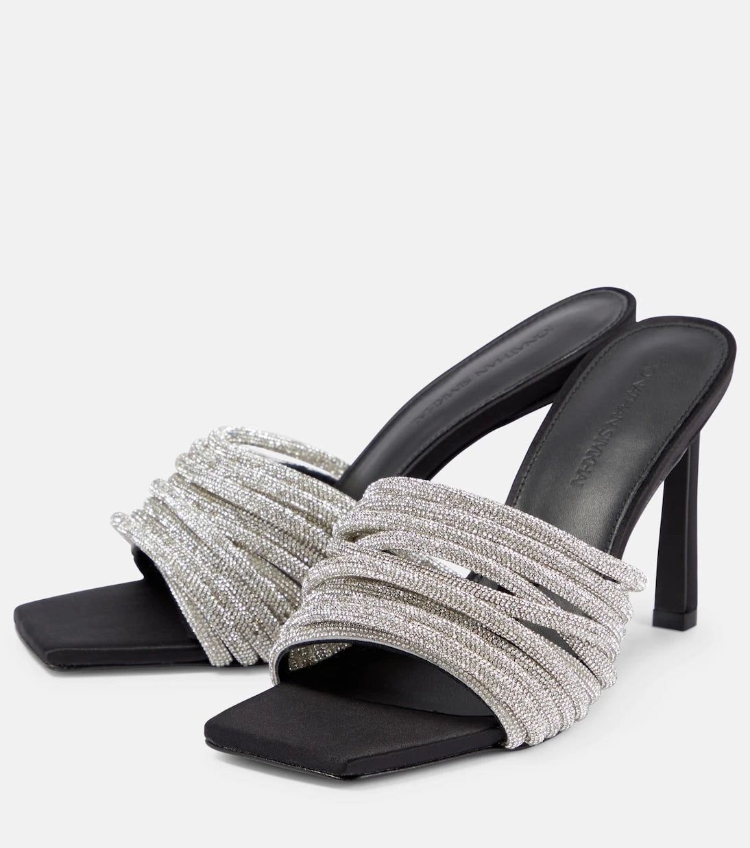 Simkhai - Lena crystal-embellished high sandals