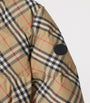 Burberry Beige Quilted Check Puffer Jacket