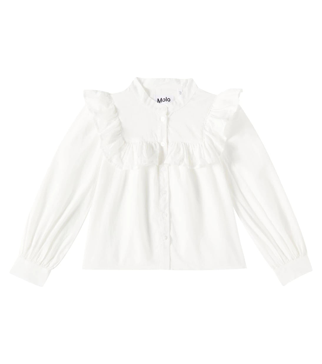 Molo - Rozetta ruffled cotton shirt