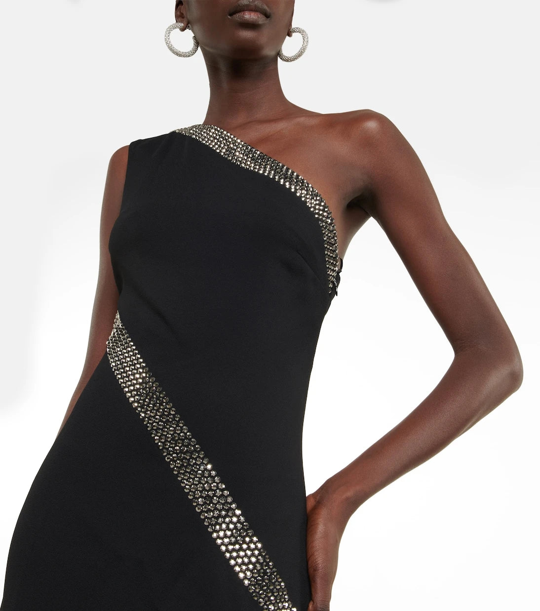 Stella McCartney - Embellished one-shoulder maxi dress
