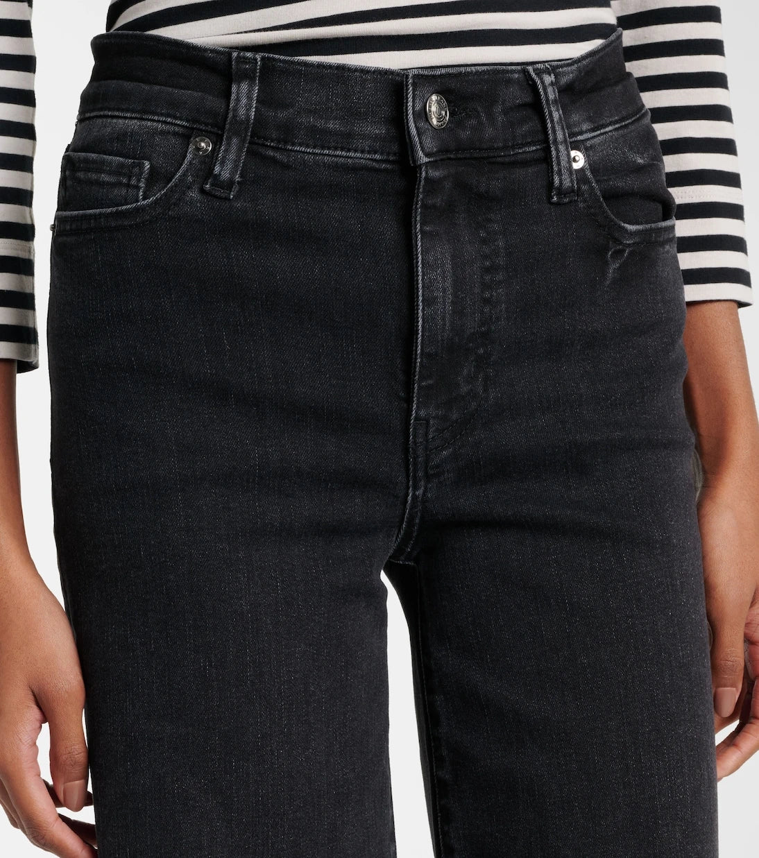 Frame - Le Slim Palazzo high-rise wide-leg jeans