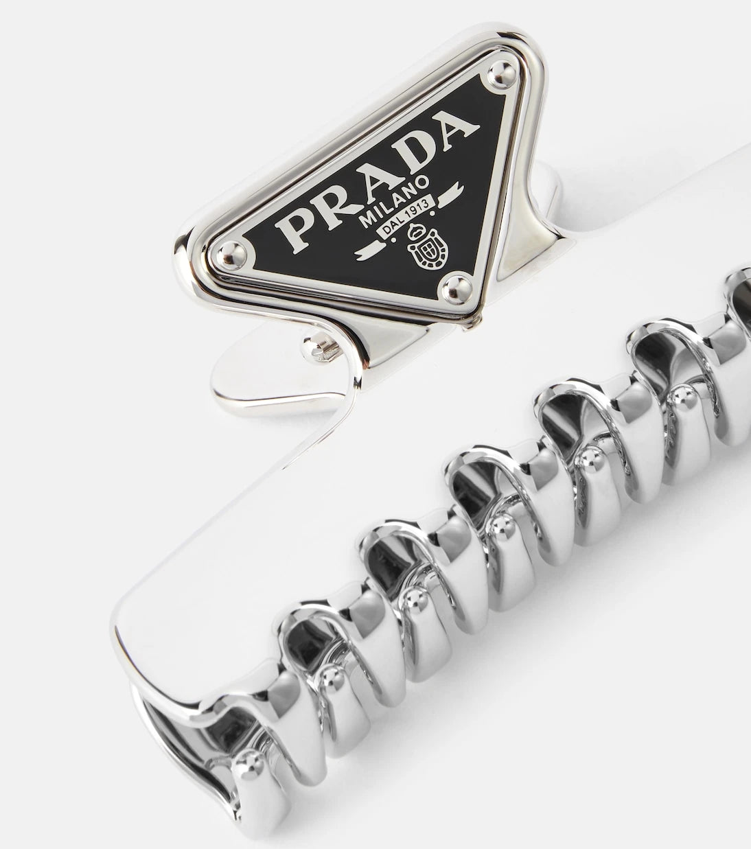 Prada - Logo hair clip