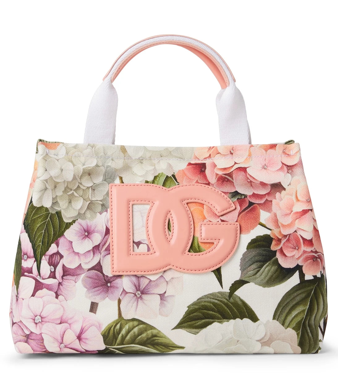 Dolce&Gabbana Kids - DG floral canvas tote bag