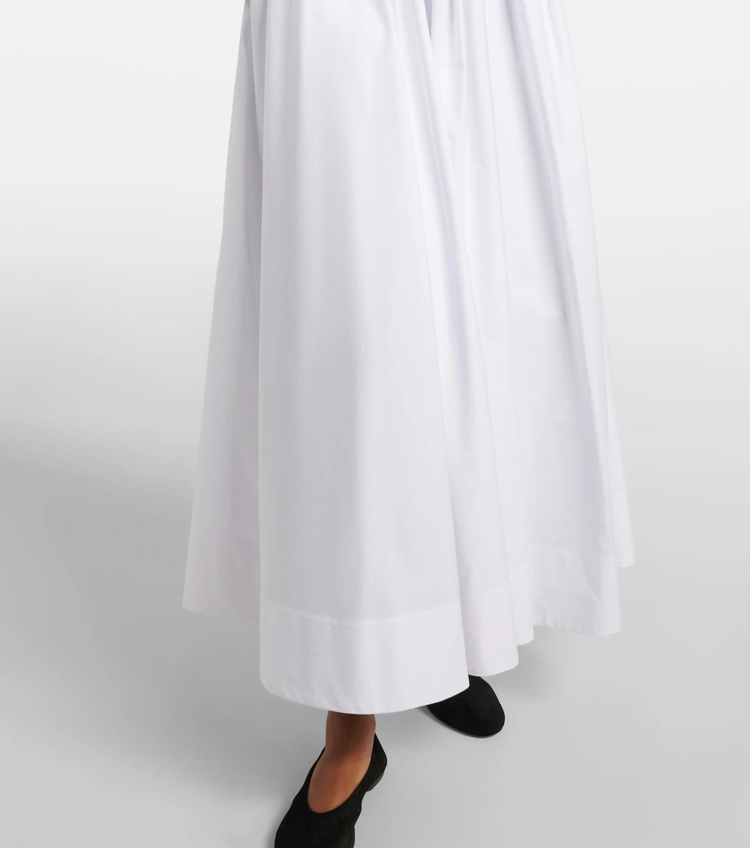 Sportmax - Giro cotton canvas midi dress