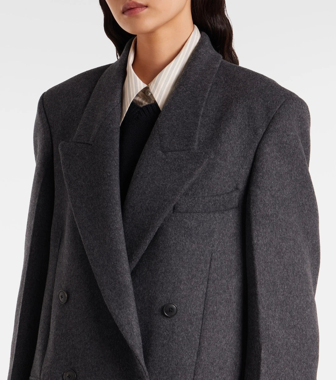 Róhe - Double-breasted wool-blend coat