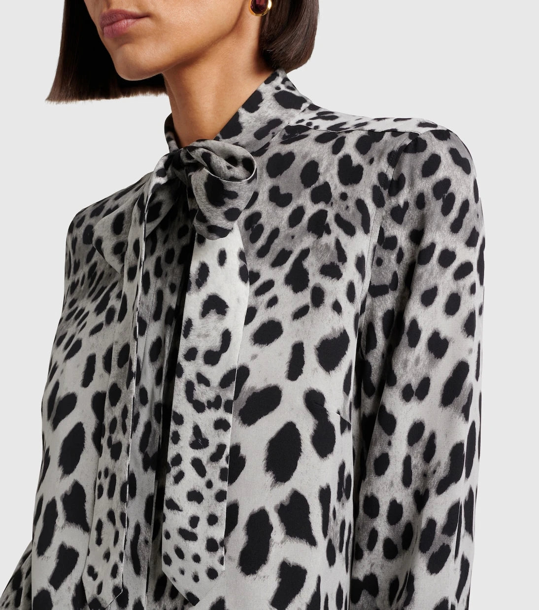 Dolce&Gabbana - Leopard-print silk-blend shirt